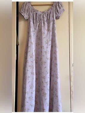 163. h&m midi dress m floral